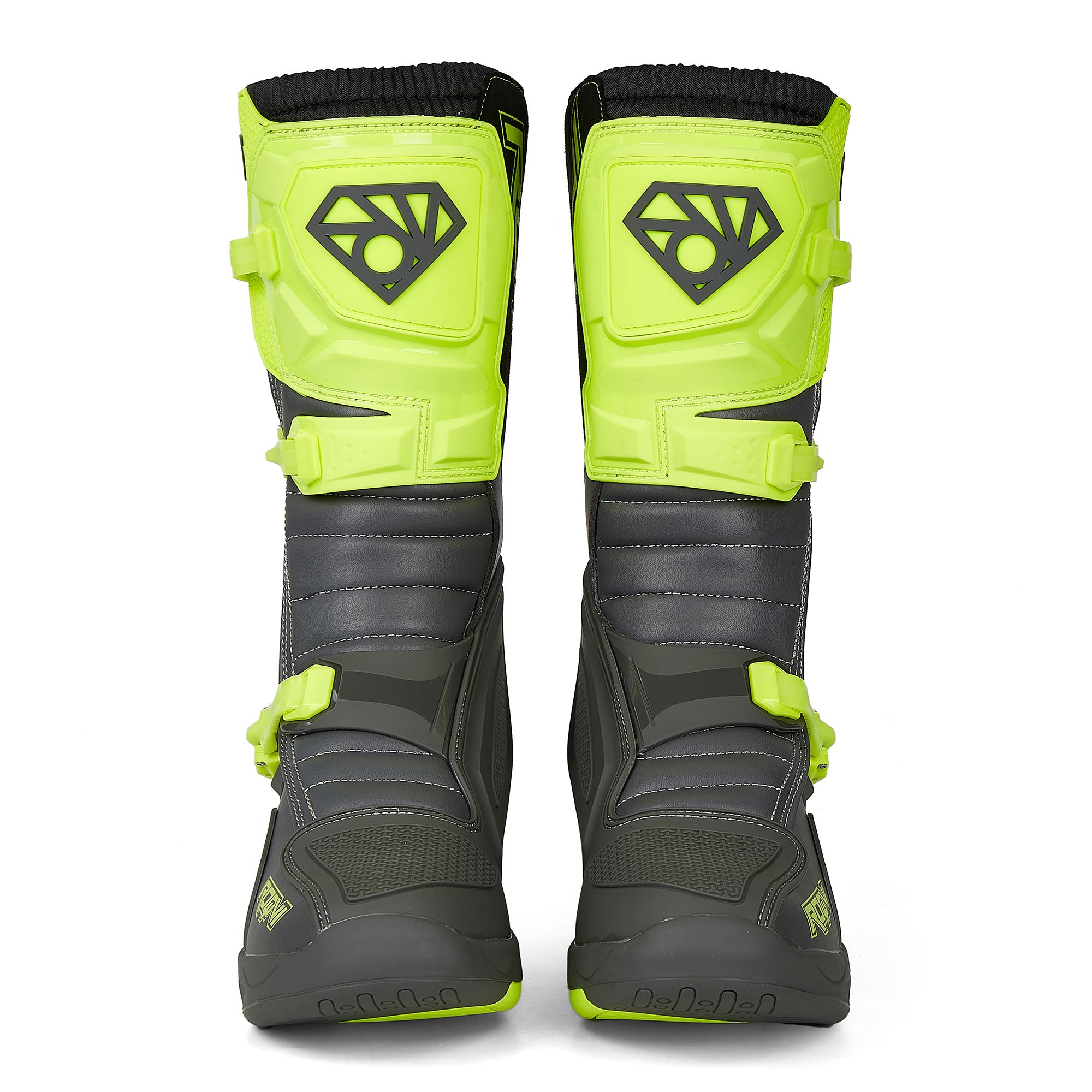 Мотоботы ROQVI T5 Neon Green